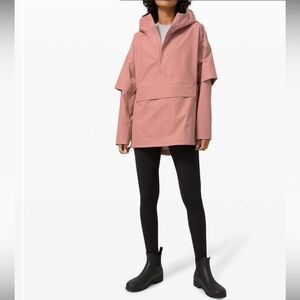 NWT LULULEMON INTO THE DRIZZLE 1/2 zip jacket